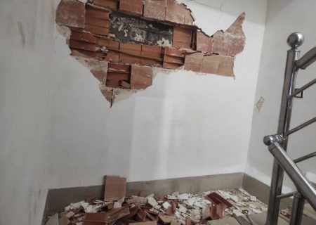 زمین لرزه ۵.۴ ریشتری خوی به منازل مسکونی خسارت زد